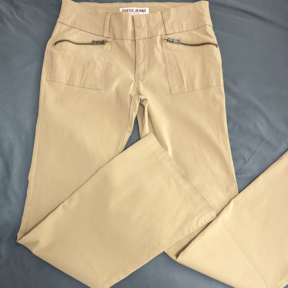 Guess Authentic Vintage edgy pants zip pockets